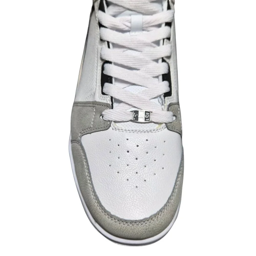 FUBU Men's Hustle Athletic Leisure Sneakers Cushioning Size 13 Lace-Up White